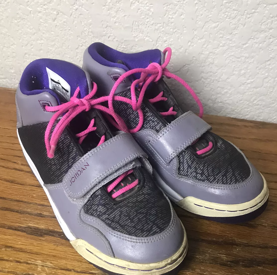 Pink kids cheap jordans