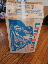 Vintage 1989 Lite Brite Original Box WORKS w/ Pegs Picture Sheets