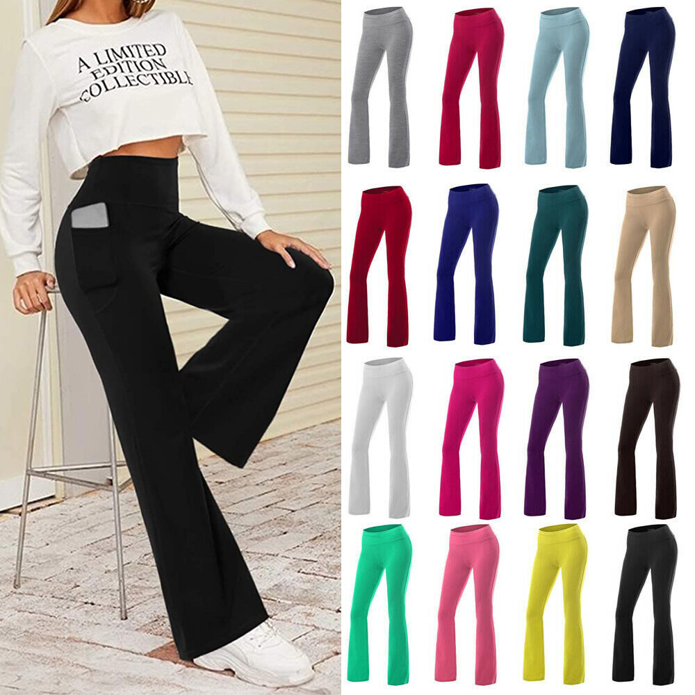 Womens Bootcut Exercise Pants