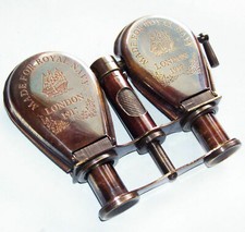 Antique Brass Monocular Binocular Royal Navy London 1917 Nautical Monocular