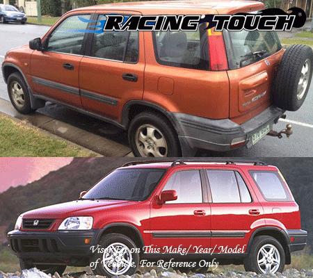 JDM Window Visor Deflector Out-Channel Smoke Tinted 4pcs For Honda CR-V 97-01 - Bild 7 von 7