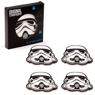 NEU Das Original Stormtrooper 4er Set Korktasse Untersetzer Roman