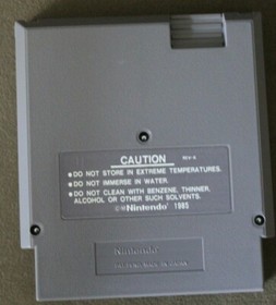 THE LITTLE MERMAID NES 1985 vintage authentic Nintendo Game 