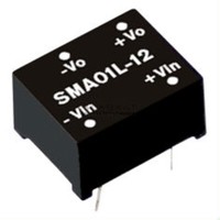 Meanwell SMA01N-12, Dc Dc-Wandler, 24:12V 84Ma 1W