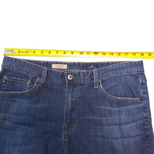 AG Adriano Goldschmied Protege Straight Leg Mens Blue Jeans Size 36 x 34 - Picture 14 of 17
