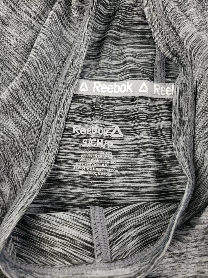 Sudadera con capucha para mujer Reebok talla pequeña sin mangas pulóver elástica ligera Foto 3 de 4