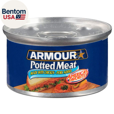 Star Potted Meat, Ready to Eat Canned Meat, 10G Protein per Serving, 3 Oz. (Bulk