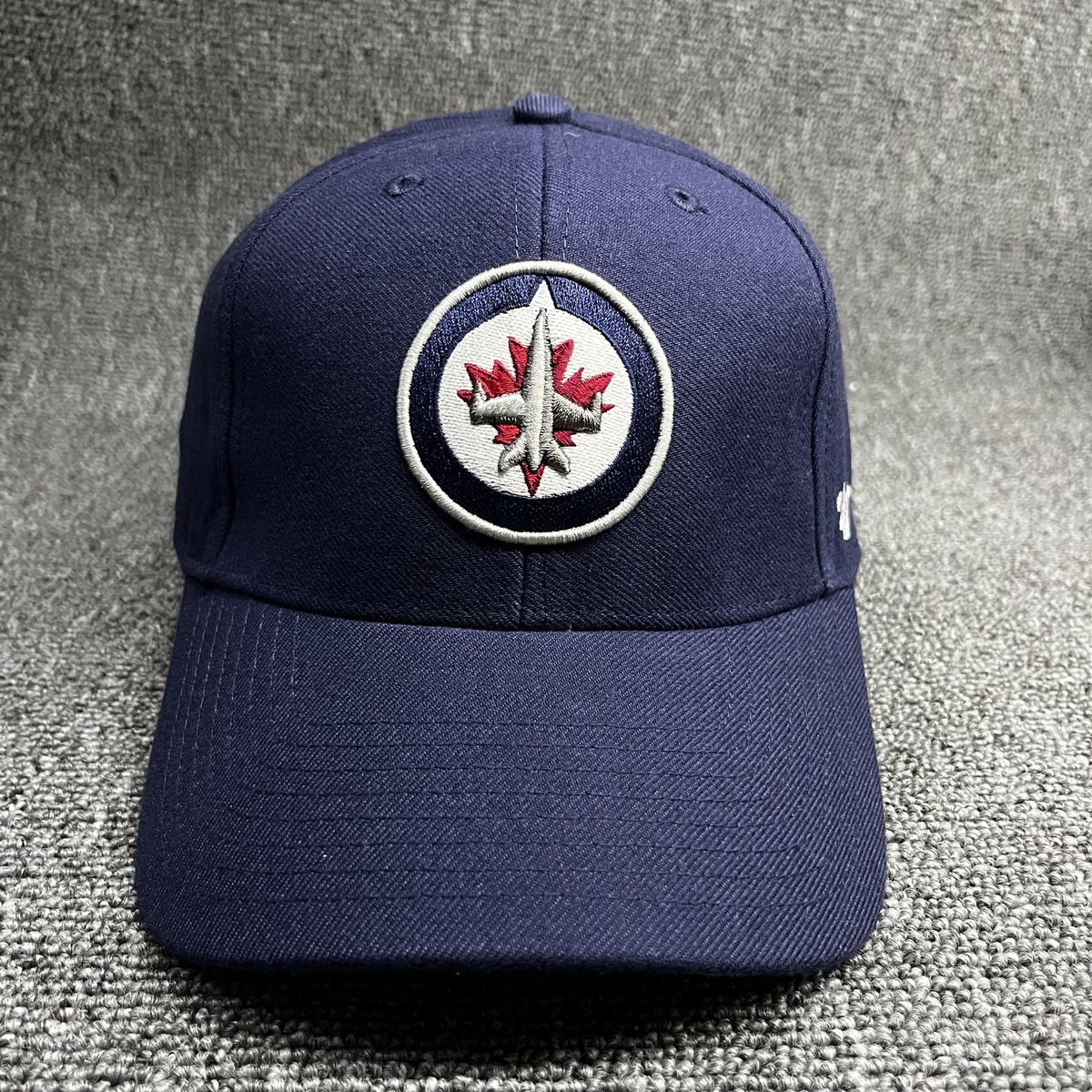 Winnipeg Jets '47 NHL MVP Adjustable Hat Navy Blue Structured Cap OSFA
