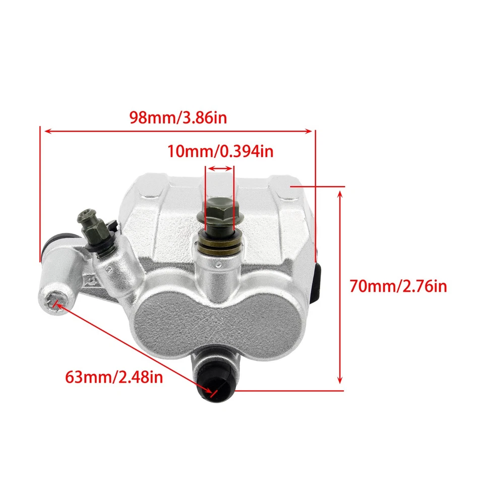 Motorcycle Front Disc Brake Caliper Universal Hydraulic Disc Brake Caliper Parts - Image 2 of 4