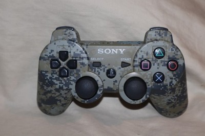 Sony PlayStation DualShock 3 PS3 Wireless Controller Camoflauge CECHZC2U *READ*