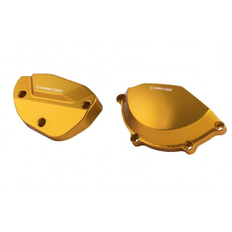 Protection de moteur Womet Tech Kawasaki ZX10R or contre casse de carter