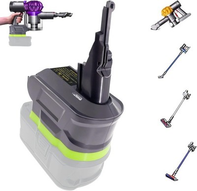 for Dyson V7 V8 Tool Adapter for Ryobi 18V Battery Converter V7 Vacuum Cleaner