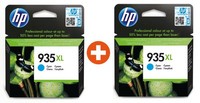 Hp 935XL Original Druckerpatrone Cyan C2P24AE (2 Stk)