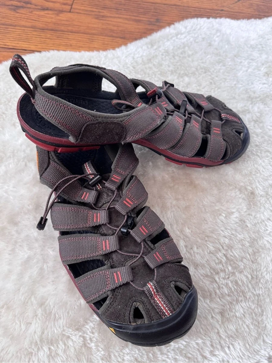 Keen Charcoal and Red Men’s Closed-Toe Sport Sandals KEEN Red Sandals for Men for sale | eBay main image 4