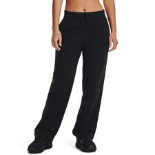 Under Armour Women's Rival Fleece Straight Leg Pants Black XS NWT