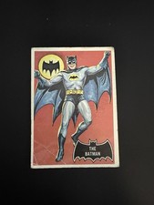 1966 Topps Batman Black Bat #1 The Batman O-P...