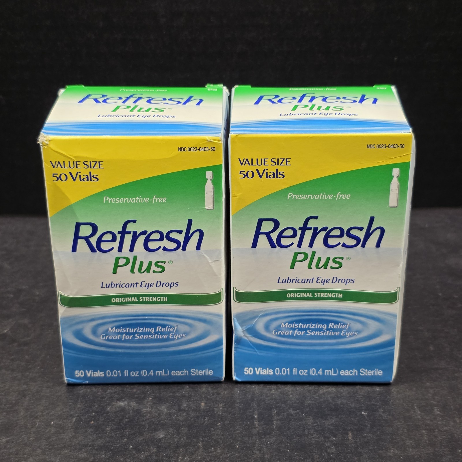 Refresh Plus - Lubricant Eye Drops, Preservative-Free, 100 V