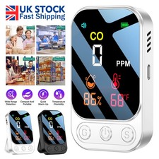 New Portable CO Alarm Detector 1000PPM Real Time Display Car Caravan Travel Camp