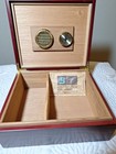 Exec. Desk Top Humidor With A Spanish Cedar Lining And Baseball Logo — photo 9