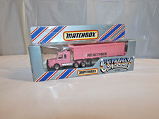 MATCHBOX S/F CONVOY NO. CY-20-A ARTICULATED DUMP TRUCK RARE PINK BODY, 'READYMIX