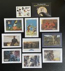Disney Movie Club Lithograph Lot of 9 + Mickey & Minnie Stickers + Halloween Fun — photo 1