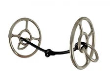 Showman Double Ring Sweet Iron Snaffle Bit