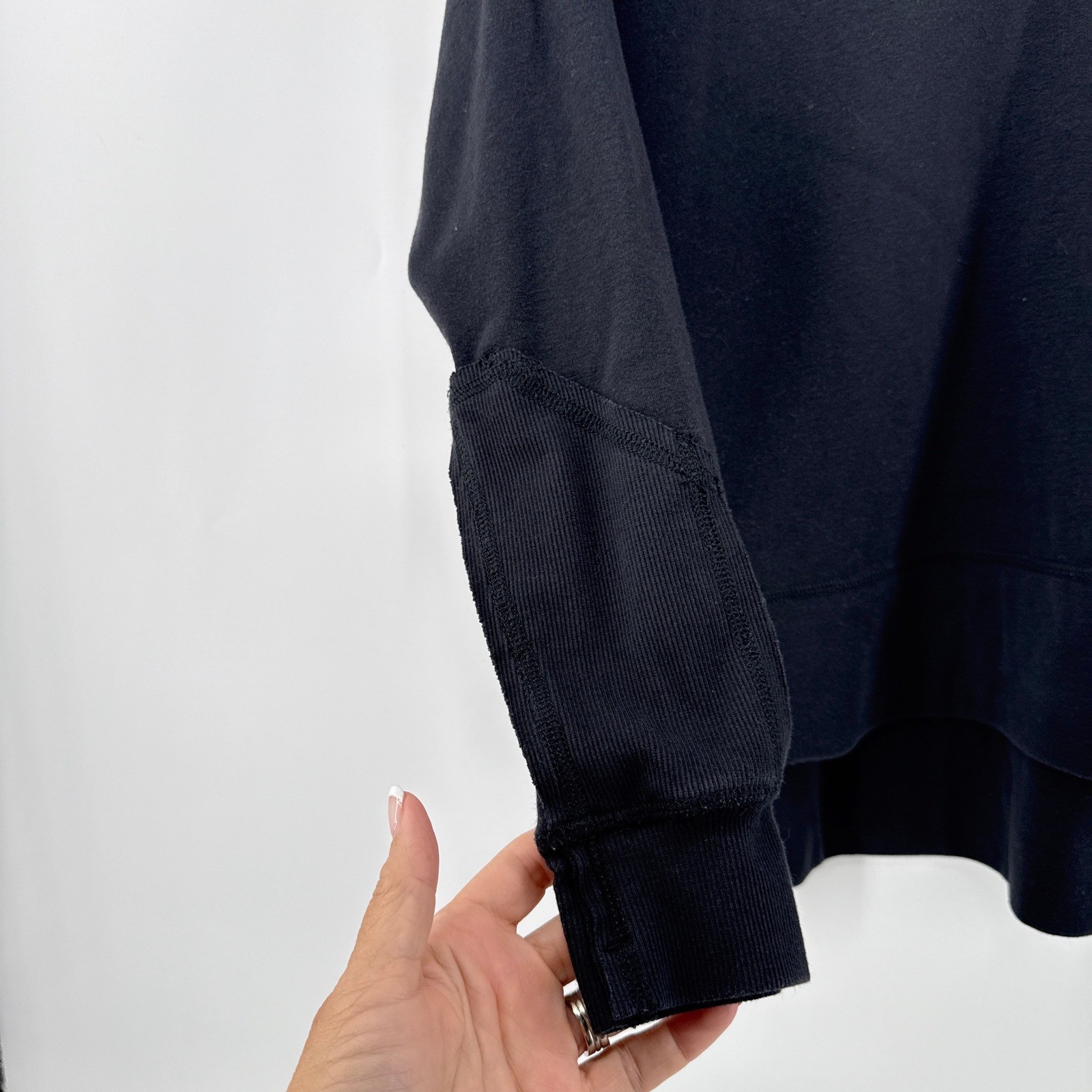 The Normal Brand Puremeso Split Side Overshirt Bl… - image 7
