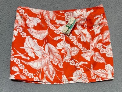 NEW Tommy Bahama Relax Wrap Skirt Womens Large Wrapping Paper Board Papaya