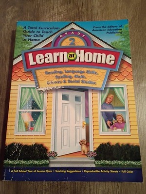Learn at home grade 2 reading, math, spelling, science & S.S. Never Used. 