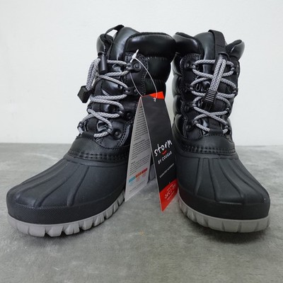 Storm by Cougar Size 6 Wide Cardiff WN-Q Black Waterproof Insulated Winter Boots