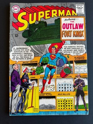 Superman #179 - The Outlaw Fort Knox! (DC, 1965) F/Fine+
