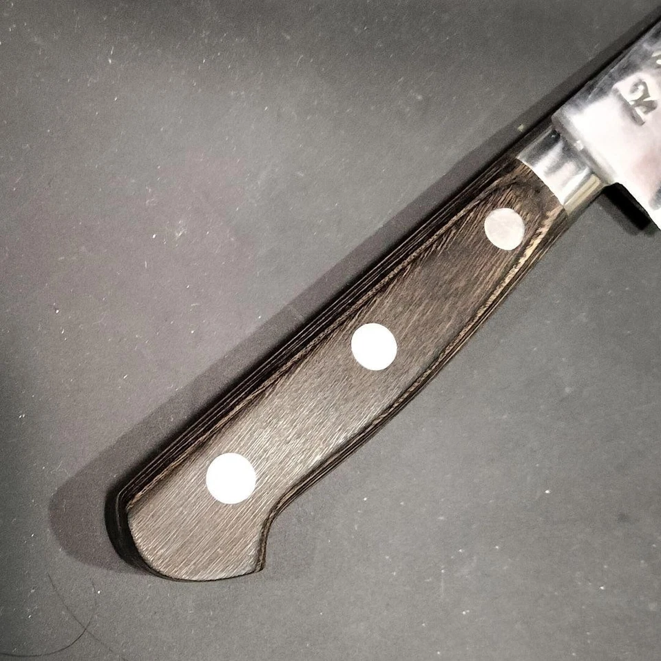 Cuchillo pequeño Aritsugu 135 mm Nihonko acero al carbono Kyoto afilado a mano usado en muy buena condición Foto 4 de 4