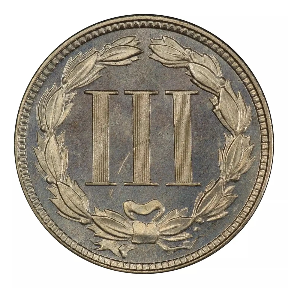 1878-P Three Cent Nickel PCGS PR64 CAC Proof - Image 2 of 4