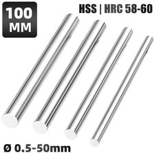 100mm HSS High Speed Steel Rod Ø 0.5mm - 50mm Round Bar Shaft Turning Tool Punch