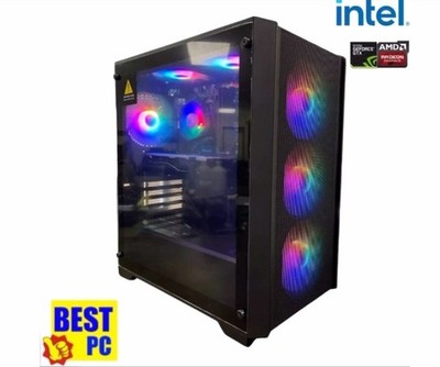 Gaming Desktop Computer Custom PC AMD Ryzen 5 5600X Radeon RX 5600 16GB RAM 1TB
