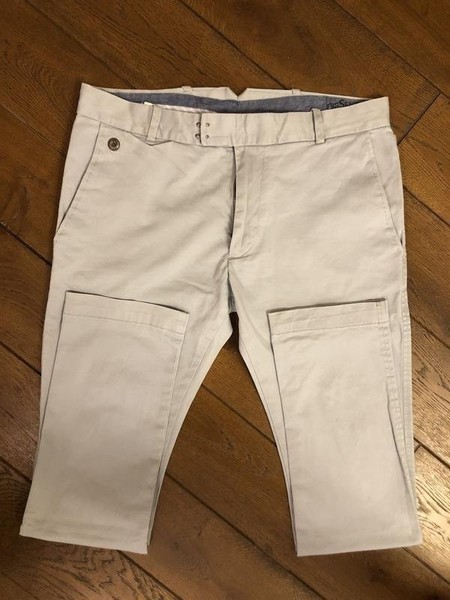Men Diesel Trousers Blue Cotton 32 / M / 46