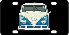 One Aluminum License Plate Tag 6 X 12 Made In Usa For Volkswagen Bus