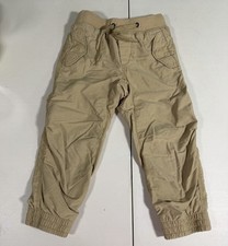 Baby Gap Kids Khaki Pants with Lining Stretch Drawstring Waist Size 3T