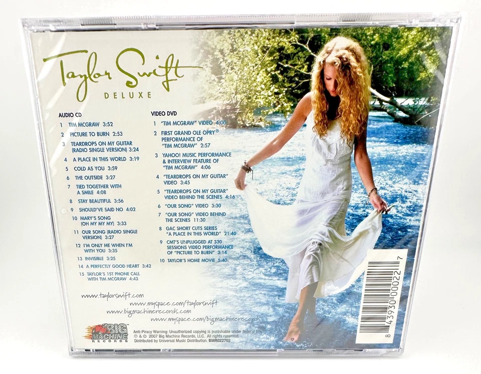 Taylor Swift DELUXE LTD ED Debut [ NEW Lenticular CD + DVD + OG Hype! ] *SEALED* - Image 2 of 4