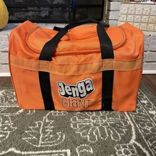 Jenga Giant Blocks Stacks 100% COMPLETE 23 Pounds w/ Orange Bag Gift