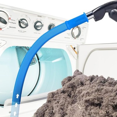 Dryer Vent Cleaner Kit Vacuum Hose Attachment Lint Remover Duct Brush Sealegend