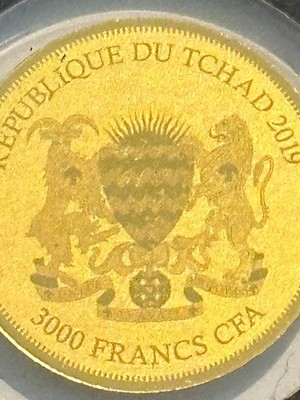 Chad 3000 Francs 2019  African Springbok 