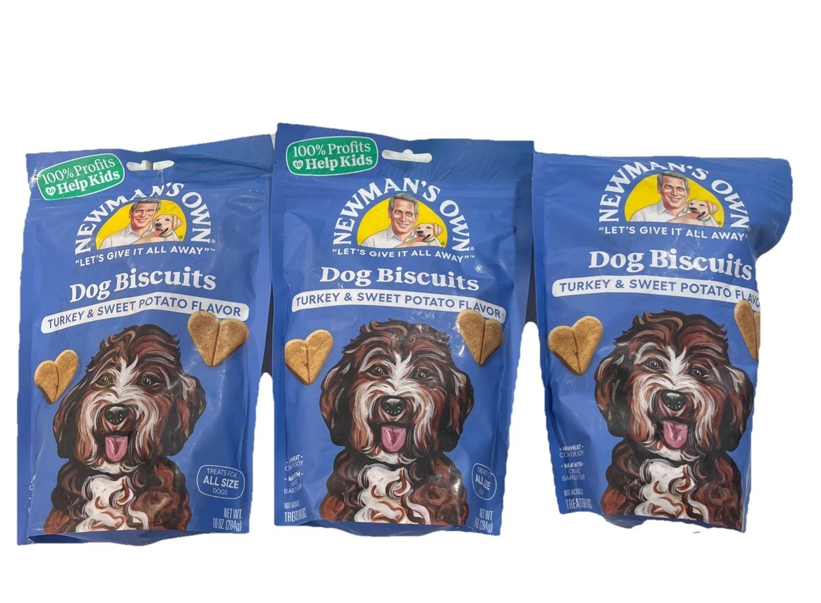 Newman's Own Pet Treat Turkey & Sweet Potato Organic 10 oz (3 Pack)