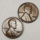 1933 P D Lincoln Wheat Cents, (2) Penny Lot, Great For Albums - LH-33A