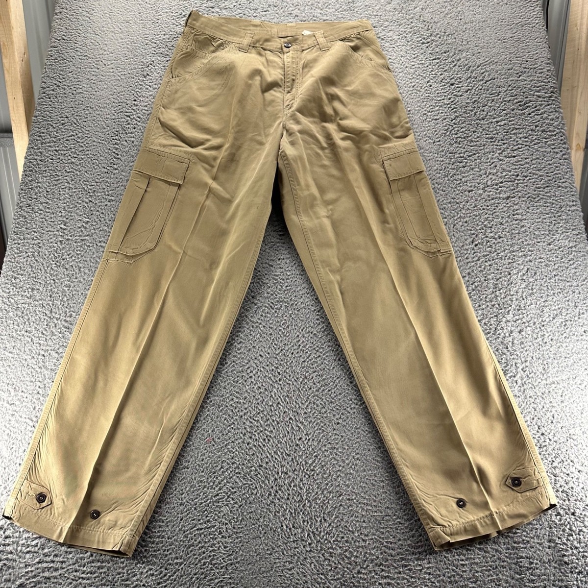 パンツ 90's Levi's L2 Baggy Cargo Pants 36x30 Vintage Levis Cargo Pants Mens 36x34 Beige Cotton Loose Baggy