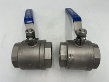 3 inch 3" Ball Valve,316 Stainless Steel Full Port,2-Piece, 1000WOG 2Pack
