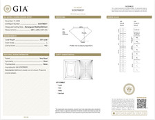 GIA Certified Natural 2.01Ct L VS2 Rectangular Modified Brilliant Loose Diamond 