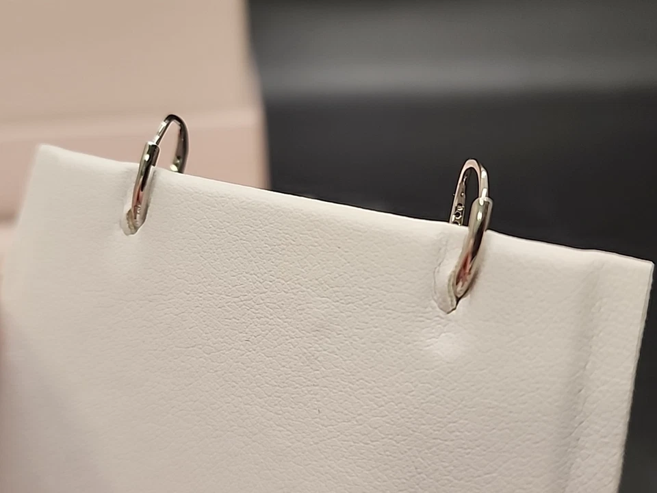 Pendientes Vanna K azul y blanco circonita cúbica platino 7,08 ctw VKB837 NUEVOS EN CAJA JTV Foto 4 de 4