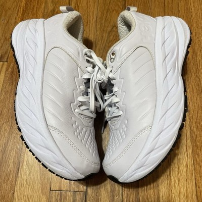 Hoka One Bondi SR Women's Slip Resistant Waterproof Sneakers Size 8 White