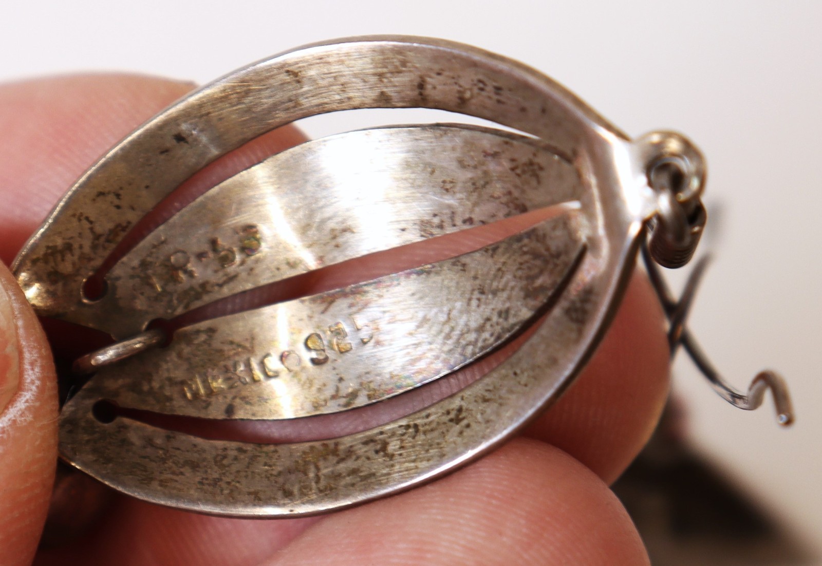 Sterling Silver Dangle Statement Earrings - image 3